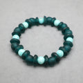 recycled glass teal from Africa, mozanbique Amazonite